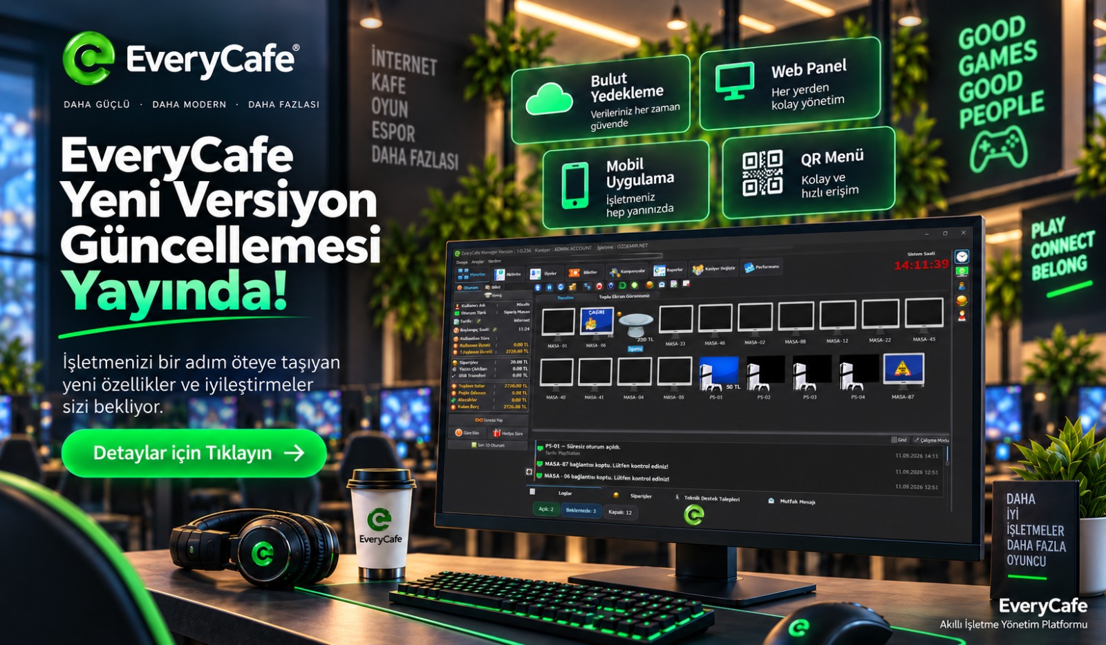 EveryCafe Manager 1.0.234 güncellemesi